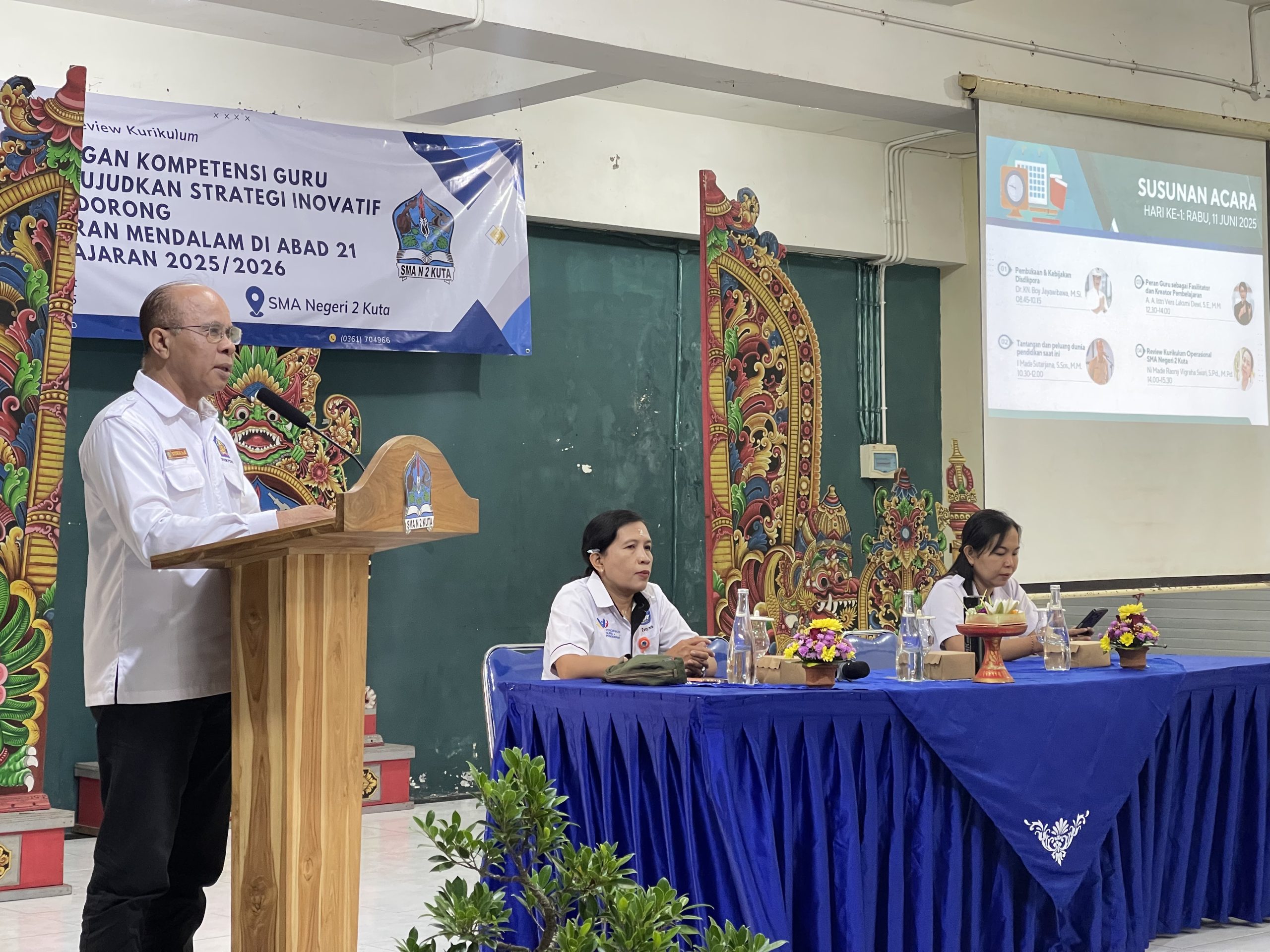 Langkah Baru Perbaiki Kualitas Pendidikan, Workshop Review Kurikulum dan Pengembangan Kompetensi Guru SMA Negeri 2 Kuta